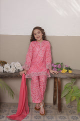 Pariyon Ki Duniya By Shanzey Stitched 3 Piece Co Ords Lawn Suit-SHK-5305