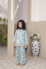 Pariyon Ki Duniya By Shanzey Stitched 3 Piece Co Ords Lawn Suit-SHK-5304