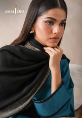 Asim Jofa Shawl Ajhs-05 Striped Border Stole 1 Pc