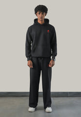 Asim Jofa  Western Essentials Ajweb-01 Unisex Black Sweatpants 1 Pc