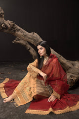 Gulzar e Dil By Imrozia Stitched 3 Piece Winter Collection'2025-I.P-101 Firdous