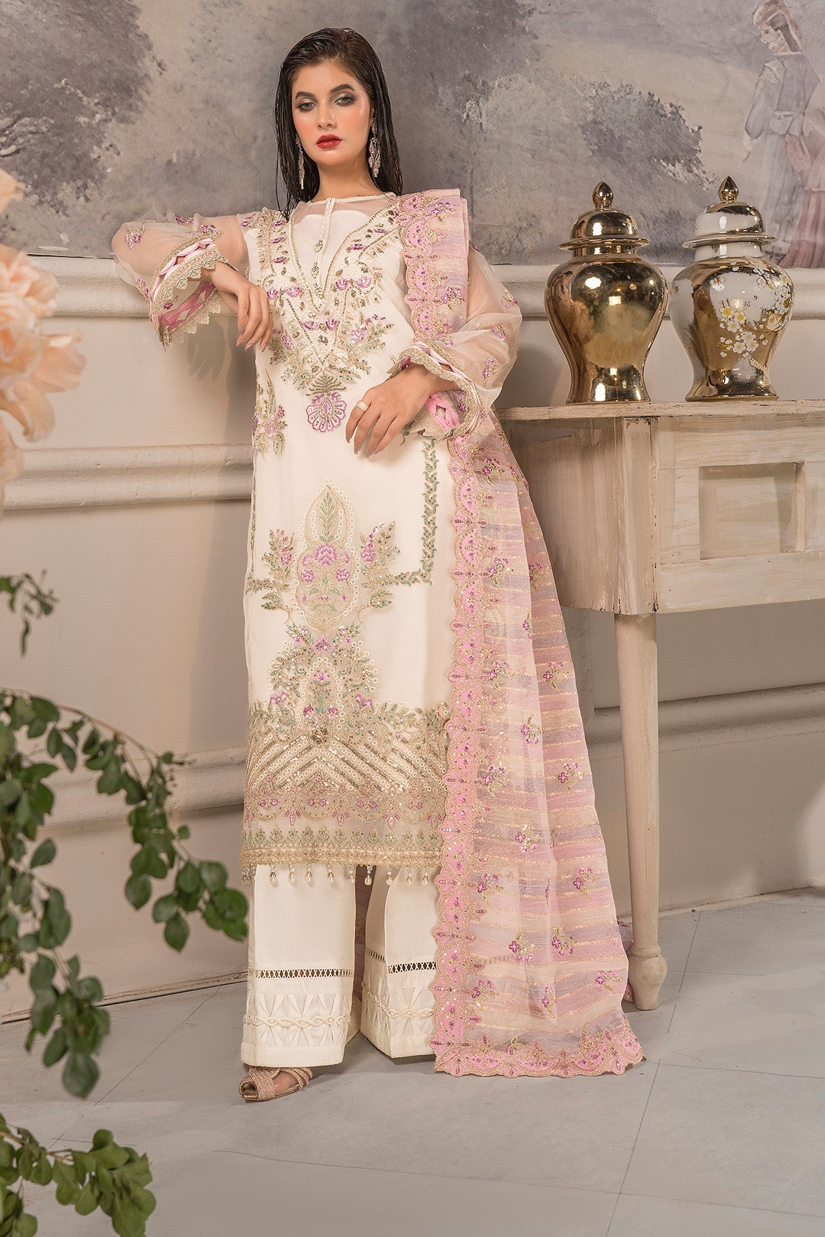 Dilkash By Imrozia Serene Stitched 3 Piece Formals Collection'2025-IP-108 Saanjh