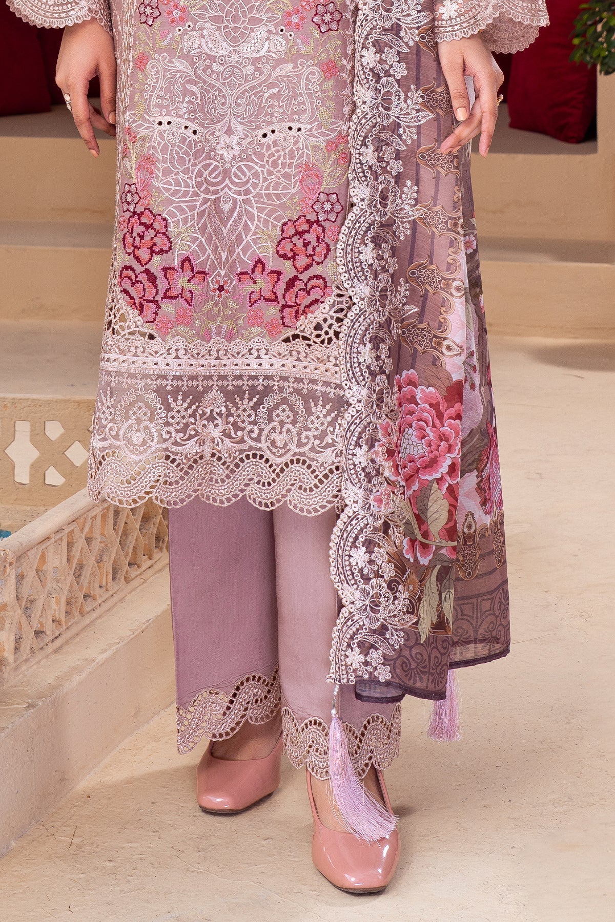 Raya By Imrozia Serene Stitched 3 Piece Winter Collection'2025-IP-115 Ahana