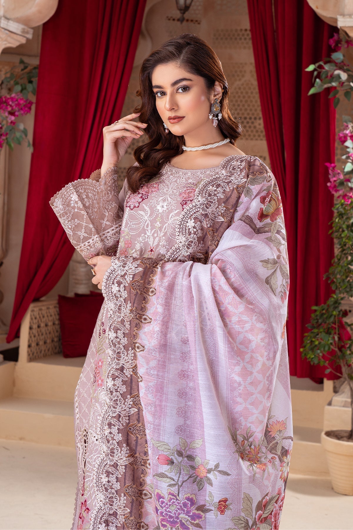 Raya By Imrozia Serene Stitched 3 Piece Winter Collection'2025-IP-115 Ahana
