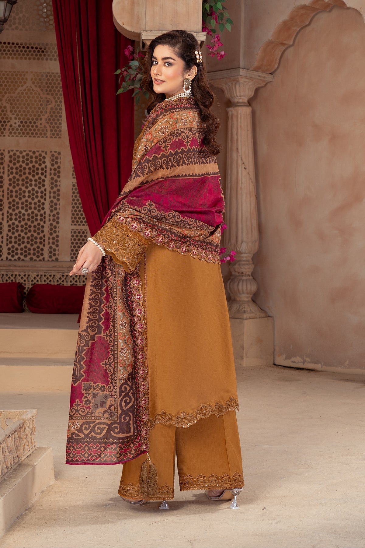 Raya By Imrozia Serene Stitched 3 Piece Winter Collection'2025-IP-117 Arooba