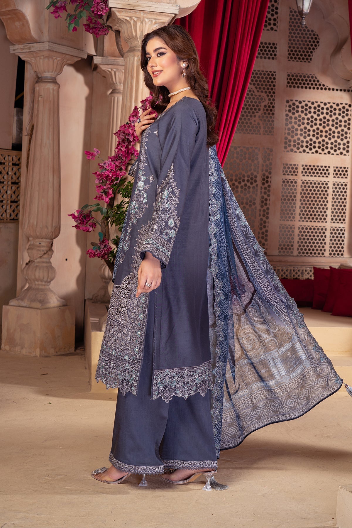 Raya By Imrozia Serene Stitched 3 Piece Winter Collection'2025-IP-119 Tiya