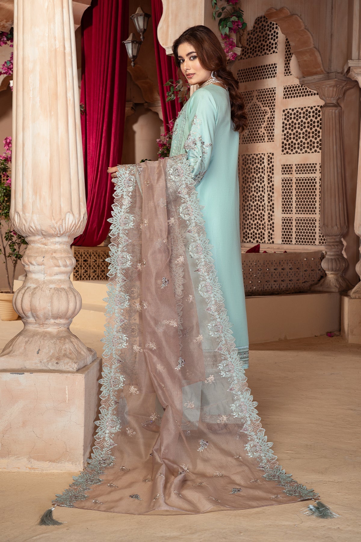 Raya By Imrozia Serene Stitched 3 Piece Winter Collection'2025-IP-120 Miksha