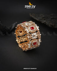 Irmaplotz Bangles Golden Red - Zeesy Jewellery