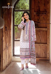 Asim Jofa Basic Print Union Ajbb-06 Printed Lawn 3 Pcs