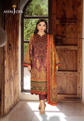 Asim Jofa Designers Limited Edition Ajrad-04 Embroidered Stitched 3 Pcs
