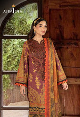 Asim Jofa Designers Limited Edition Ajrad-04 Embroidered Stitched 3 Pcs