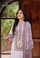 Asim Jofa Basic Print Union Ajbb-06 Printed Lawn 3 Pcs