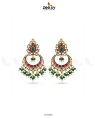 Imperial Chand Crystal Earrings