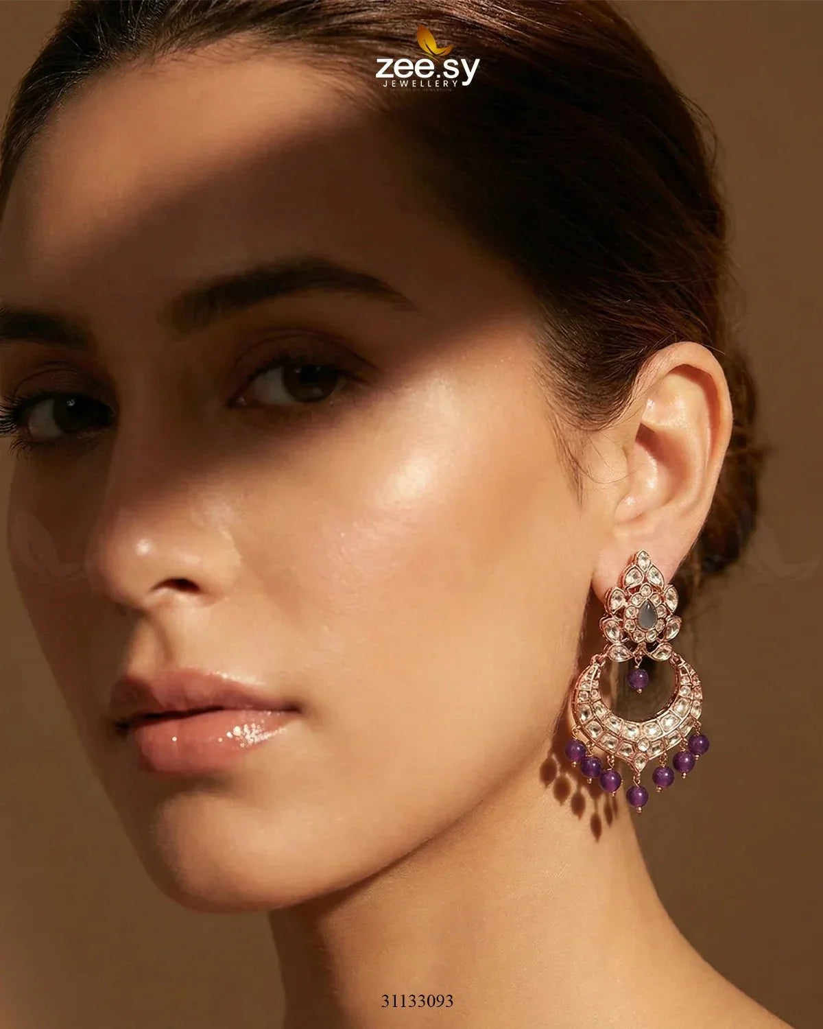 Imperial Chand Crystal Earrings