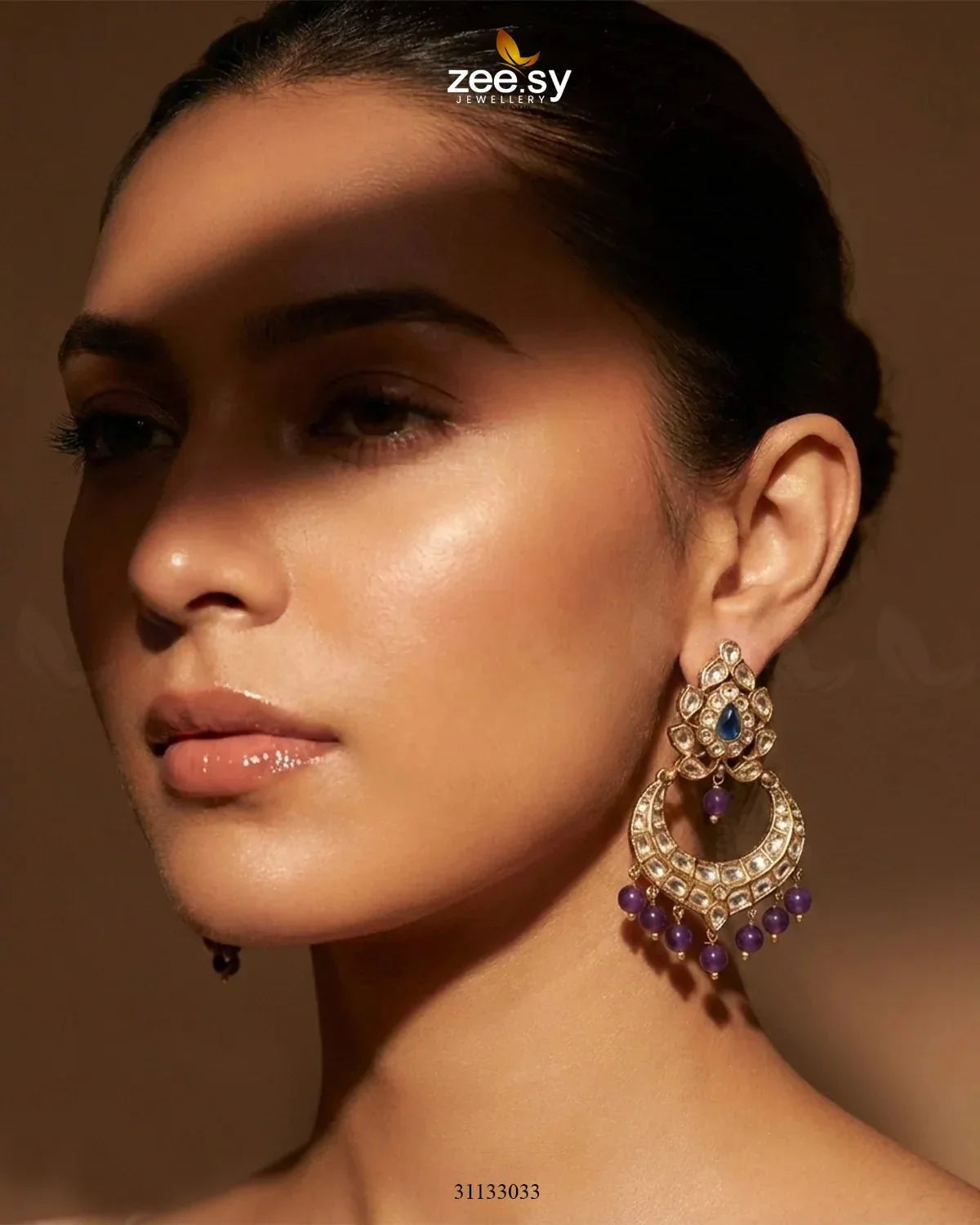 Imperial Chand Crystal Earrings