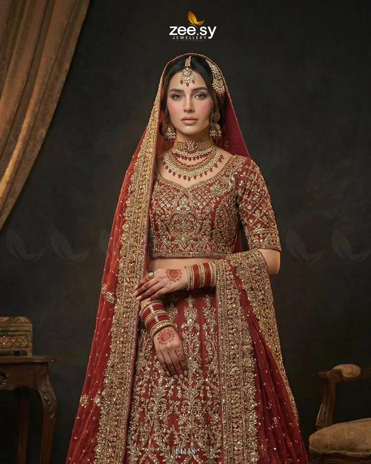 Inaya's Bridal Set - Zeesy Jewellery