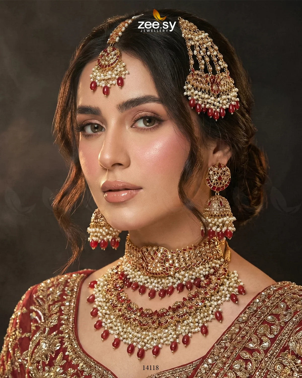 Inaya's Bridal Set - Zeesy Jewellery