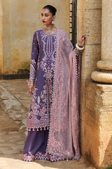 Hussain Rehar Unstitched 3 Piece Luxury Lawn Suit-Irris