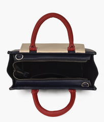 RTW Creation - Ivory front pocket handbag