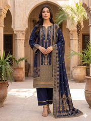 Abeera Exclusive Stitched 3 Piece Summer Jacquard Suit-J-05