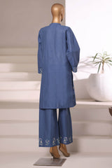 Vybe By Sada Bahar Stitched 2 Piece Emb Jacquard Set Vol-03 Collection'2025-JC-01-Blue