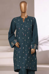 Vybe By Sada Bahar Stitched 2 Piece Emb Jacquard Set Vol-03 Suit-JC-02-Green