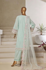 Sada Bahar Stitched 3 Piece Luxury Jacquard Collection'2025-JC-7-Ferozi