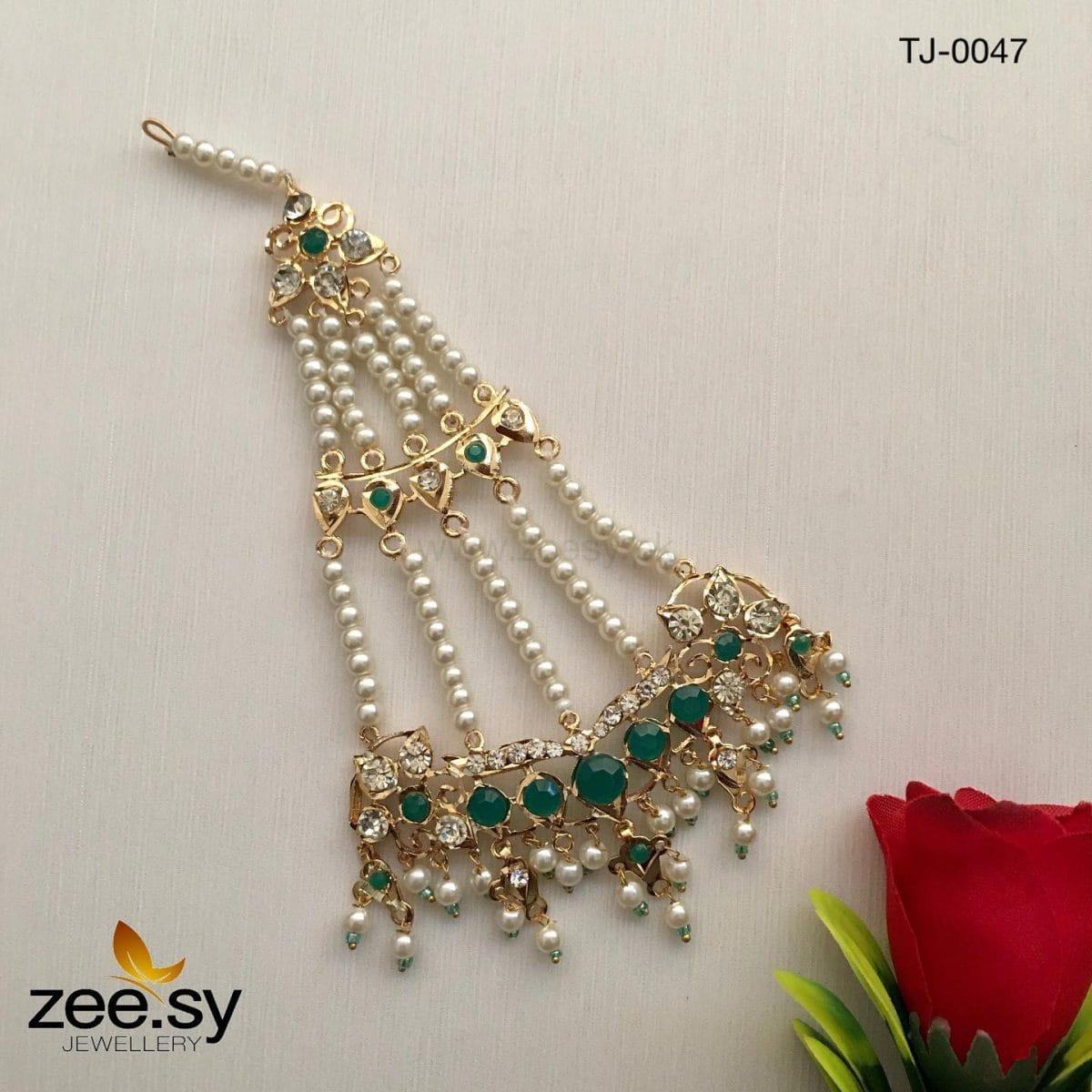 JHUMAR-0047 Green - Zeesy Jewellery