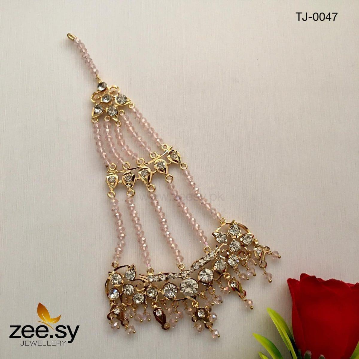 JHUMAR-0047 Pink - Zeesy Jewellery