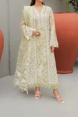 Qline by Qalamkar Unstitched 3 Piece Festive Lawn Suit-JK-01-Eulalia