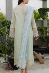 Qline by Qalamkar Unstitched 3 Piece Festive Lawn Suit-JK-04-Aster