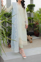 Qline by Qalamkar Unstitched 3 Piece Festive Lawn Suit-JK-04-Aster