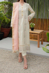 Qline by Qalamkar Unstitched 3 Piece Festive Lawn Suit-JK-05-Meliora