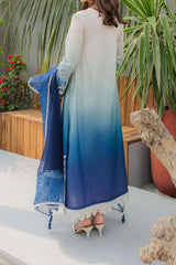 Qline by Qalamkar Unstitched 3 Piece Festive Lawn Suit-JK-07-Elza
