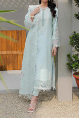 Qline by Qalamkar Unstitched 3 Piece Festive Lawn Suit-JK-12-Siofra