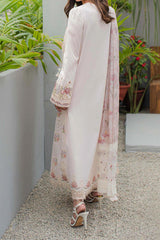 Qline by Qalamkar Unstitched 3 Piece Festive Lawn Suit-JK-13-Opaline