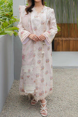 Qline by Qalamkar Unstitched 3 Piece Festive Lawn Suit-JK-13-Opaline