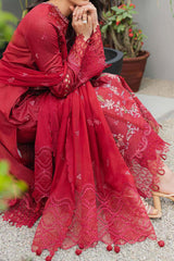 Qline by Qalamkar Unstitched 3 Piece Festive Lawn Suit-JK-14-Manon