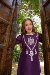 Fresh Bird Stitched 2 Piece Festive Kids Suit-Jamni