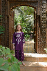 Fresh Bird Stitched 2 Piece Festive Kids Suit-Jamni