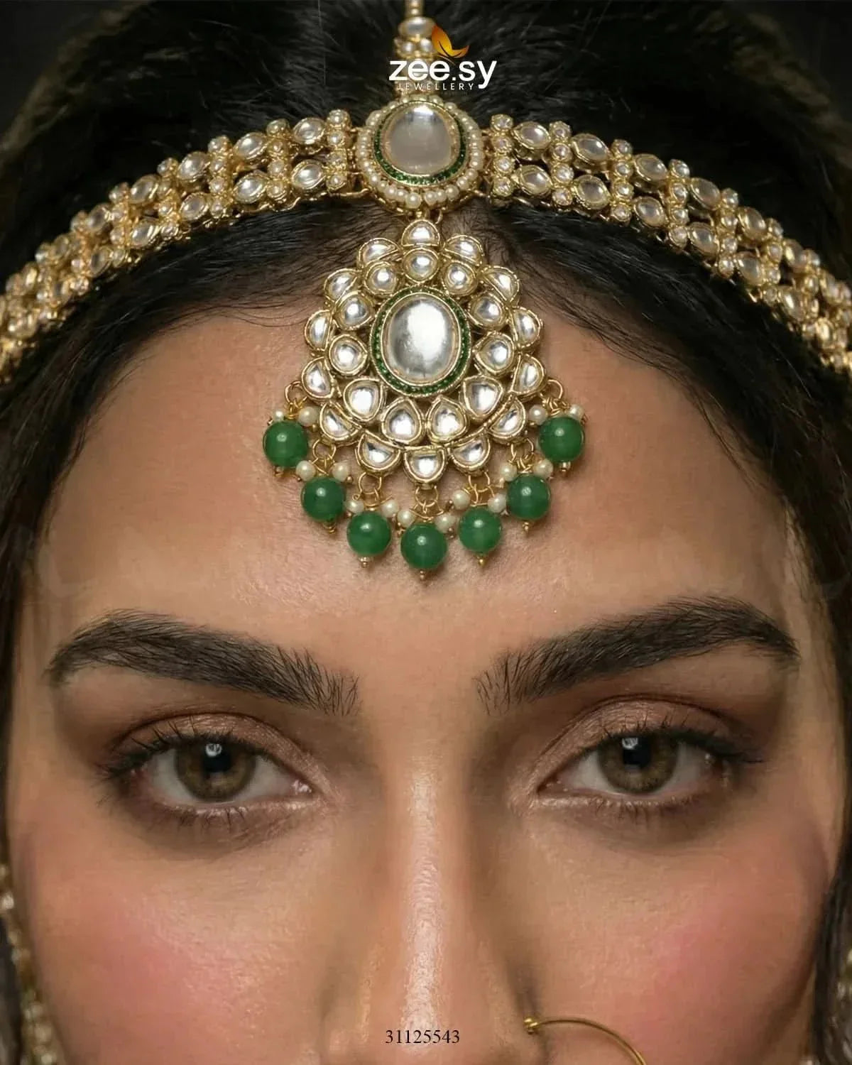 Jeweled Traditionnal Grand Bridal Set