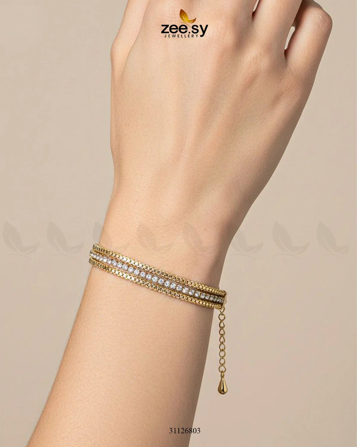 Juliet Triple Layered Cluster Bracelet - Zeesy Jewellery