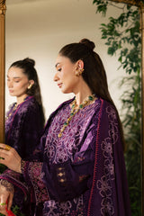 Kaia by Mahnur Unstitched 3 Piece Emb Winter Suit-K-01
