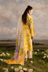 Kaia by Mahnur Unstitched 3 Piece Emb Winter Suit-K-03