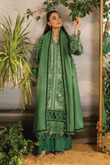 Kaia by Mahnur Unstitched 3 Piece Emb Winter Suit-K-05