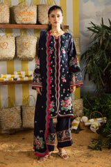 Kaia by Mahnur Unstitched 3 Piece Emb Winter Suit-K-06