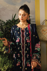 Kaia by Mahnur Unstitched 3 Piece Emb Winter Suit-K-06