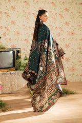Kaia by Mahnur Unstitched 3 Piece Emb Winter Suit-K-08