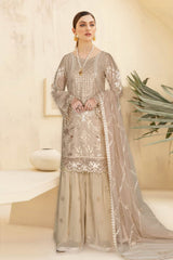 Kashish by Ramsha Unstitched 3 Piece Weightless Chiffon Vol-01 Suit-k-101