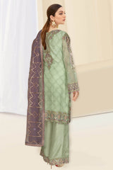 Kashish by Ramsha Unstitched 3 Piece Weightless Chiffon Vol-01 Suit-k-103